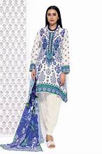 KHAADI 03 PC UNSTITCH SUIT / WHITE