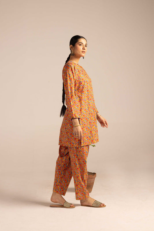 GENERATION 02 PC STITCH SUIT /ORANGE