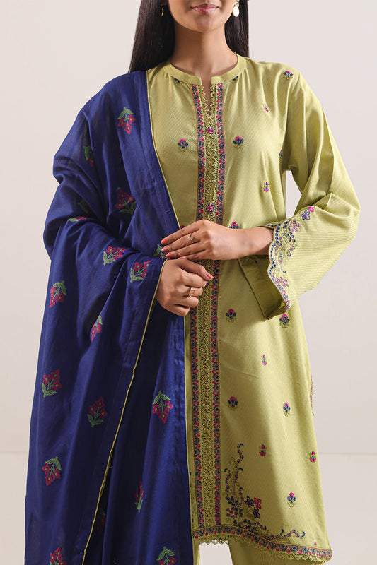 SAYA 02 PC STITCH SHIRT TROUSER / GREEN