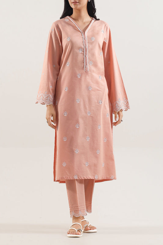 SAYA 02 PC STITCH SUIT  /  PEACH