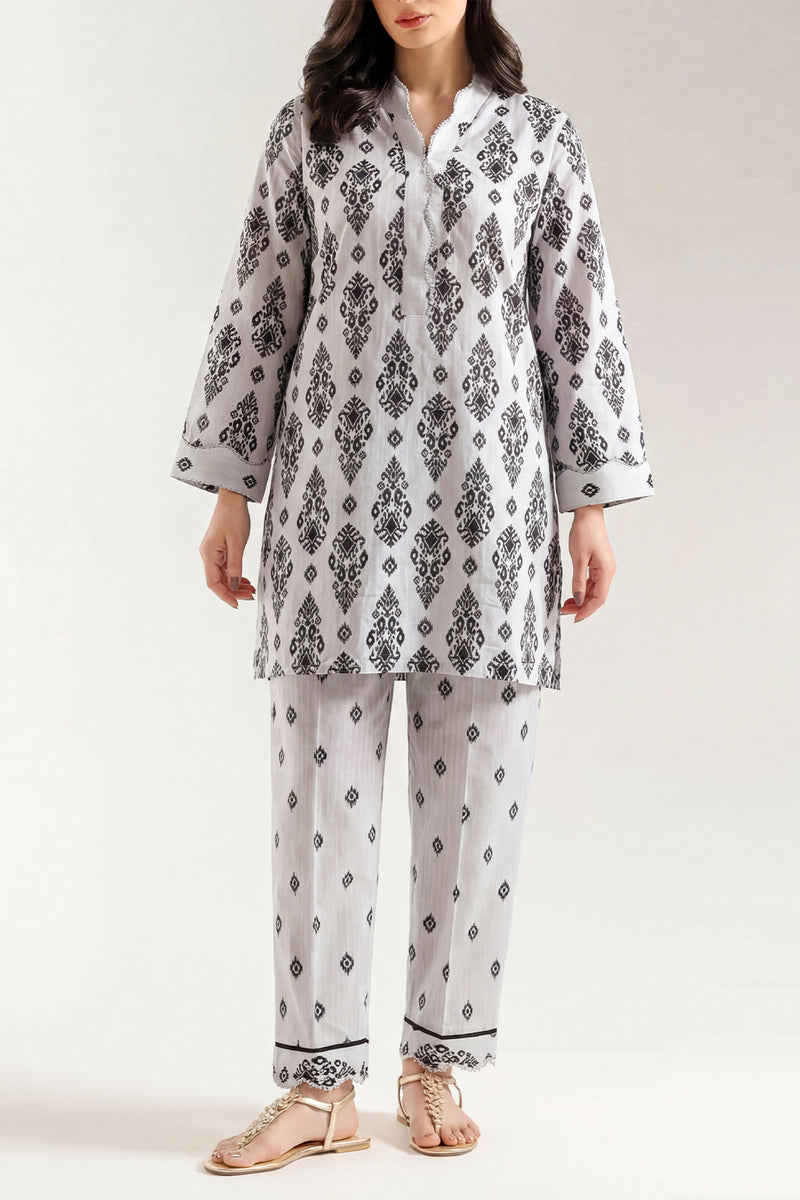 saya 02 pc stitch suit / grey -2069