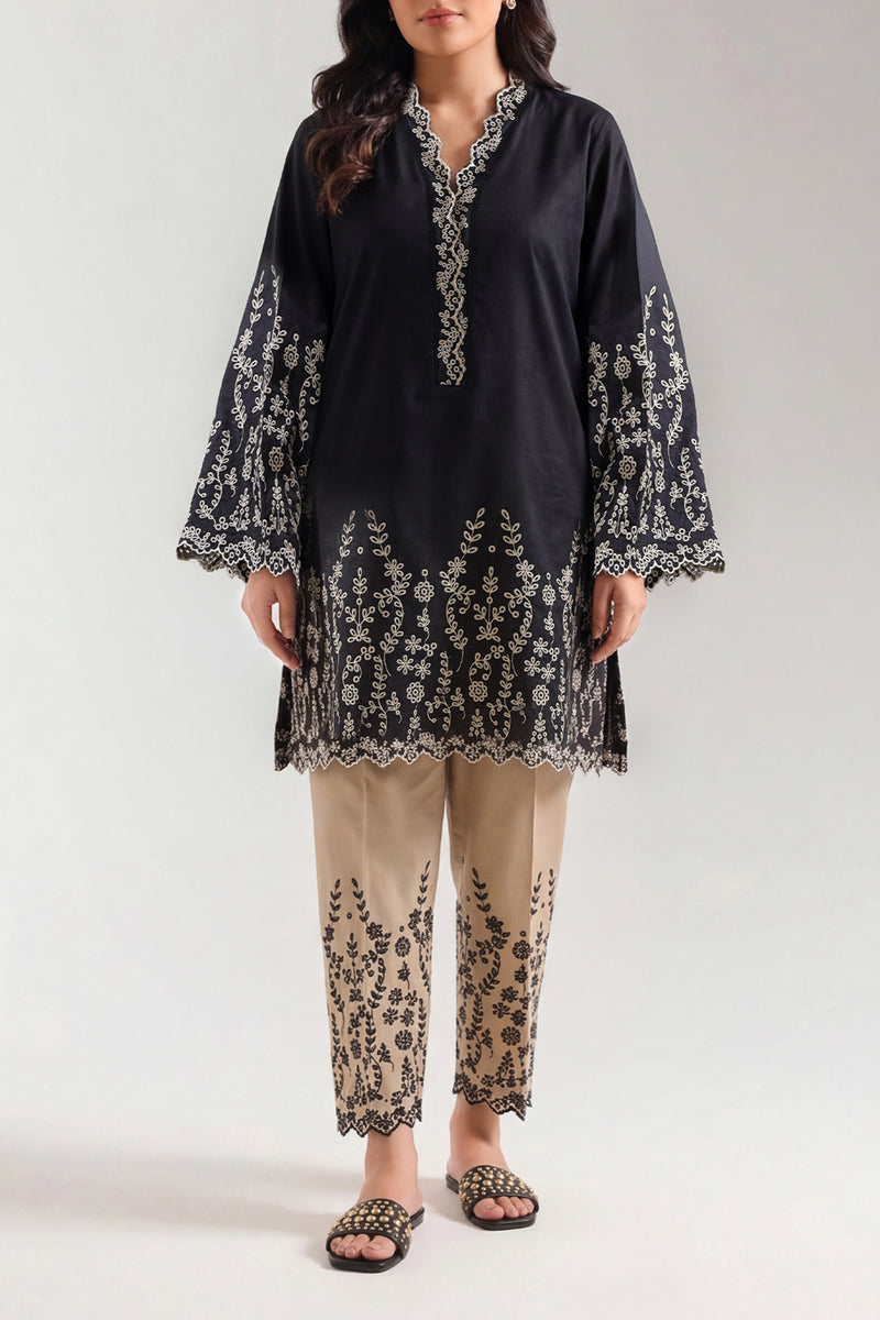 saya 02 pc stitch suit / black