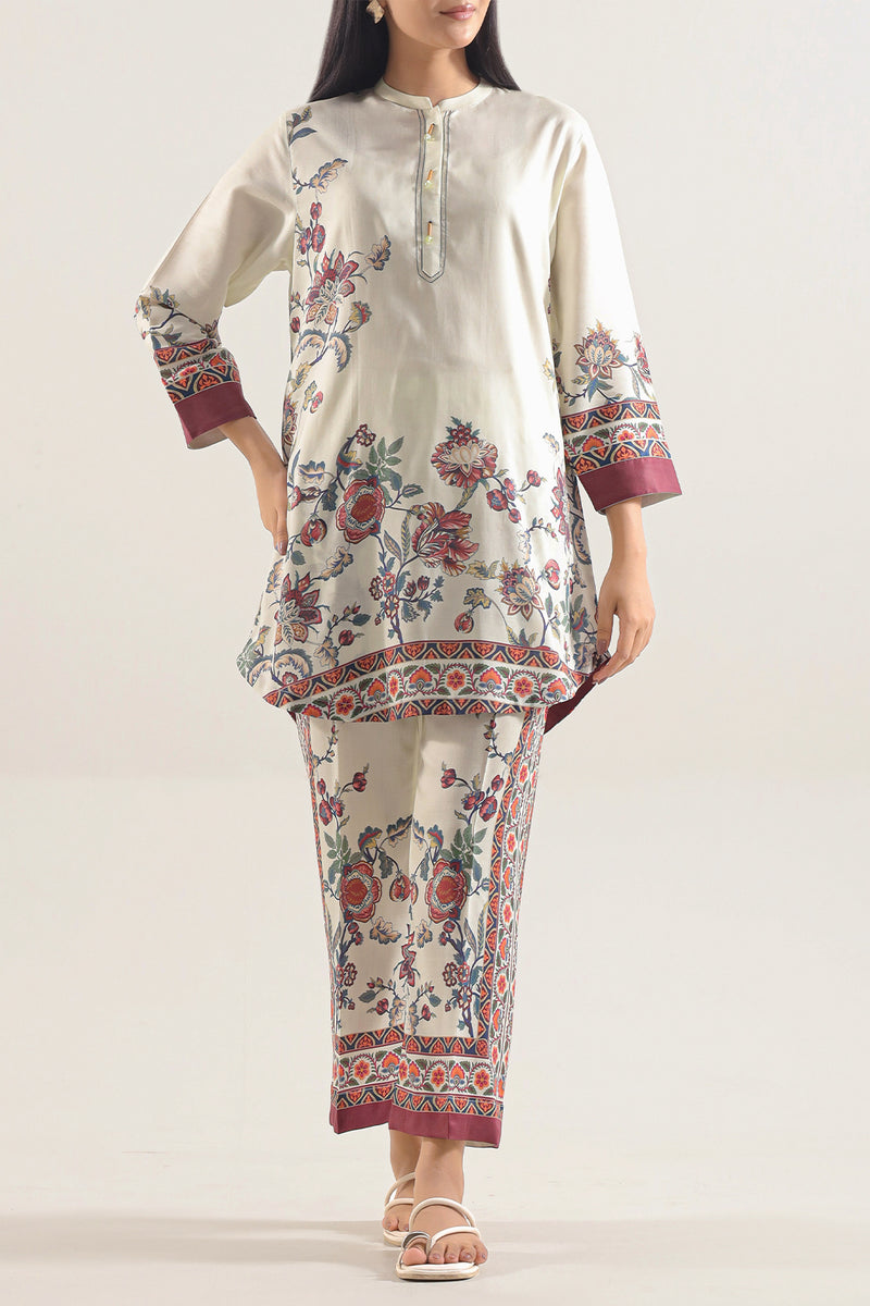 SAYA 02 PC STITCH SUIT / IVORY -2331