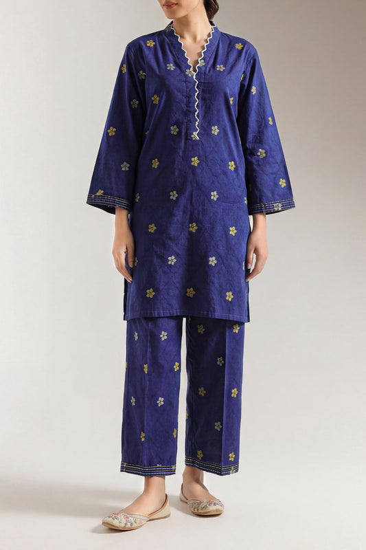 SAYA 02 PC STITCH SUIT / BLUE -973