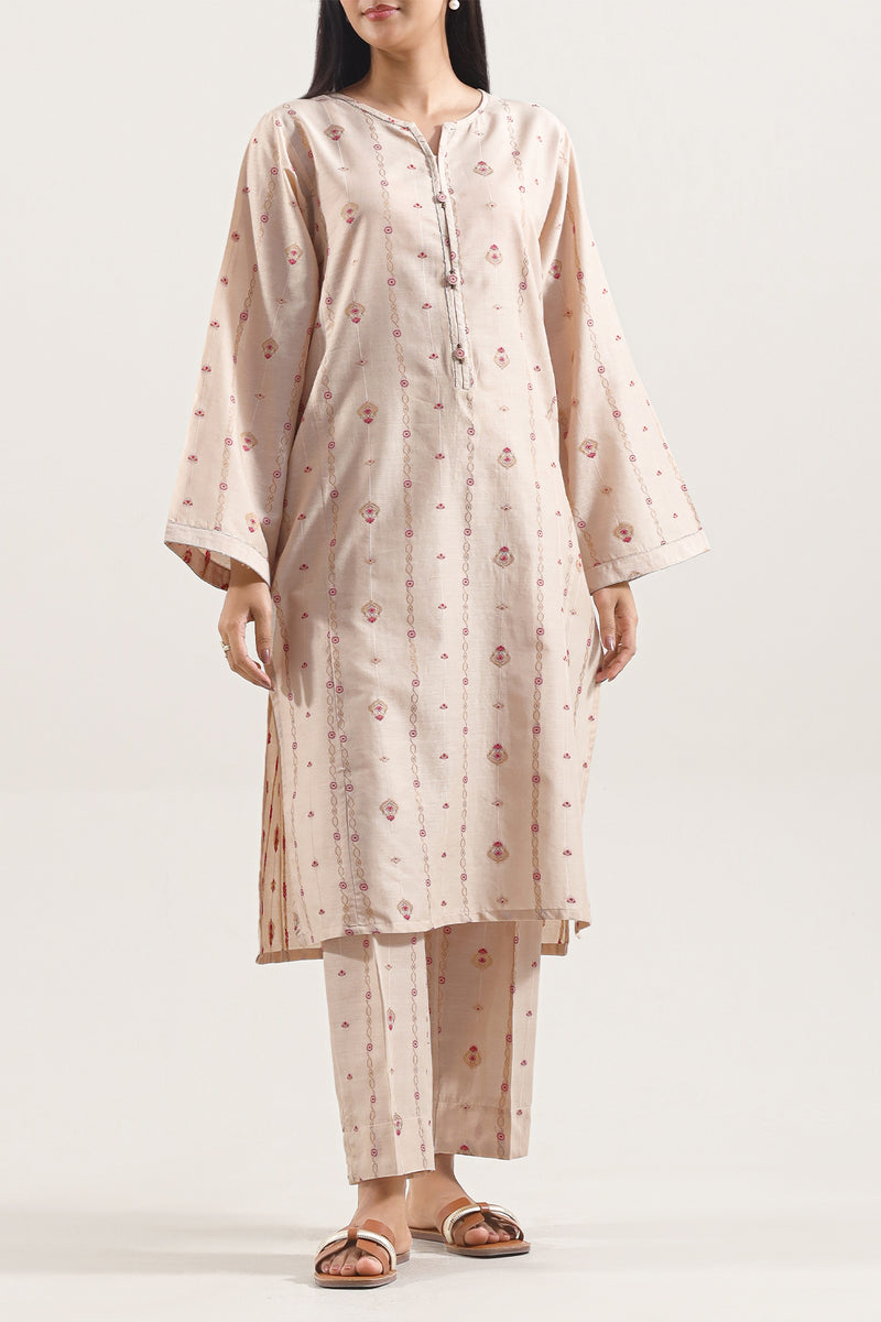 saya 02 pc stitch suit / beige -964