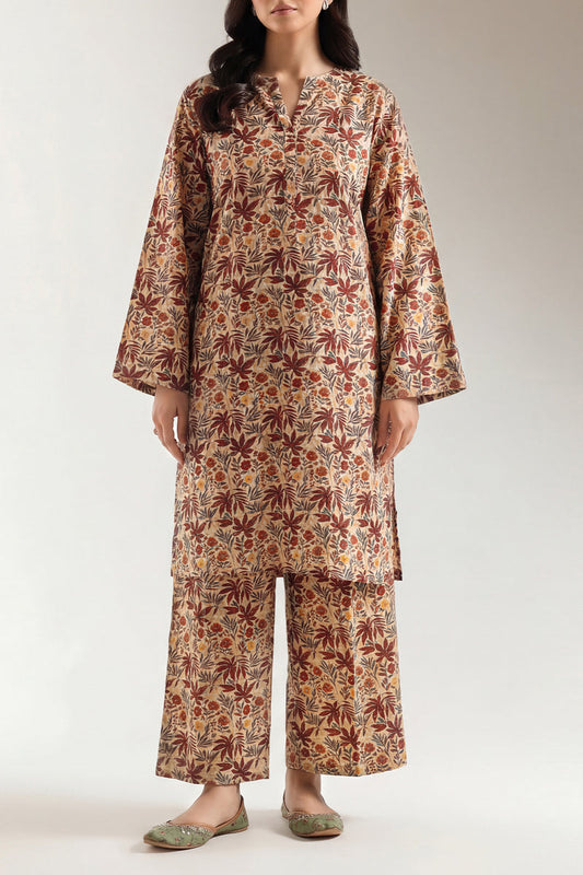 saya 02 pc stitch suit / biege -2416