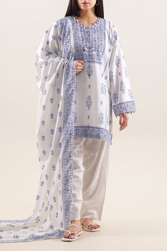 saya 03 pc stitch suit / white -768