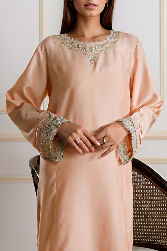 SAYA 02 PC STITCH SUIT / PEACH