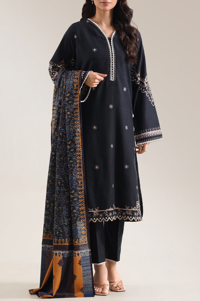 SAYA 03 PC STITCH SUIT / BLACK -222