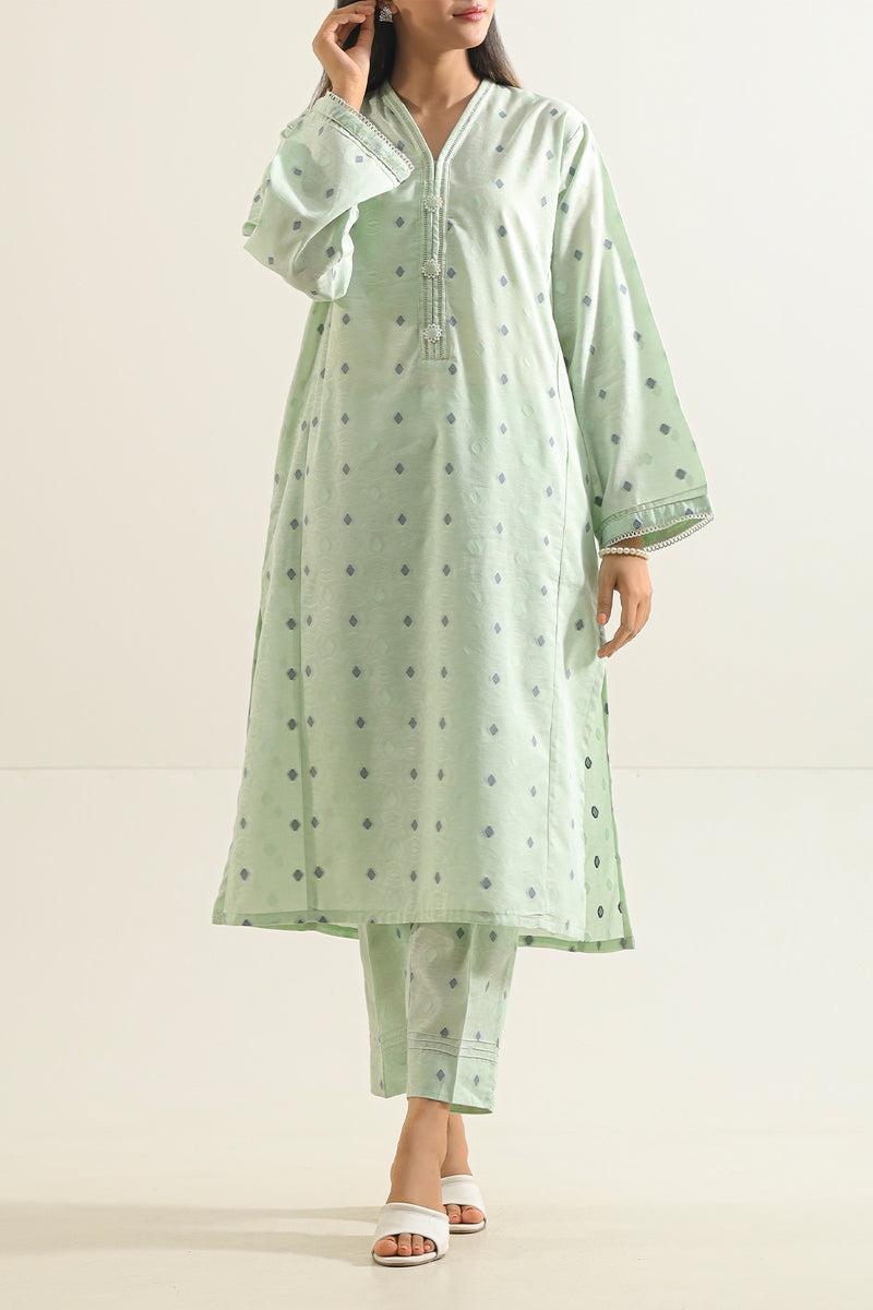 SAYA 02 PC STITCH SUIT / MINT GREEN