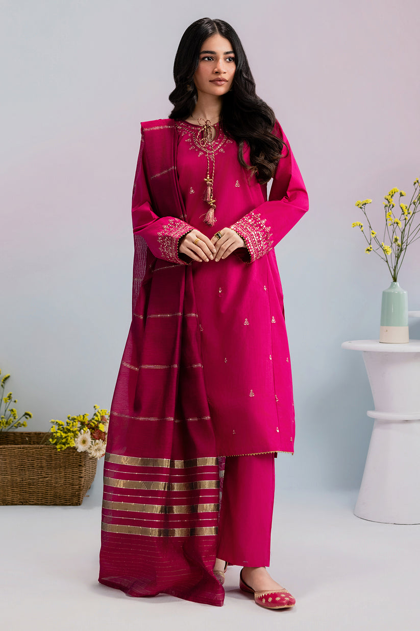 ZELLBURY 02 PC STITCH shirt trouser  / PINK