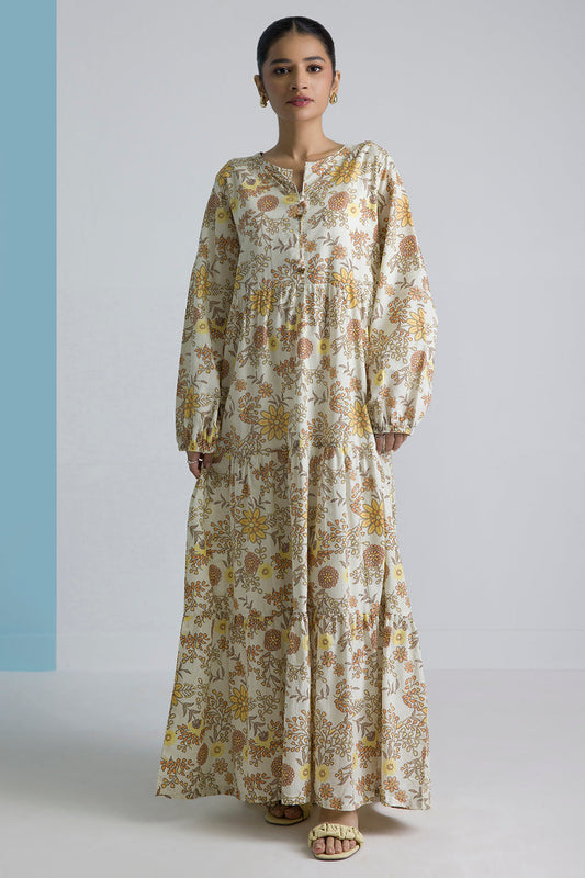 ZELLBURY 01 PC STITCH TUNICS / OFF WHITE