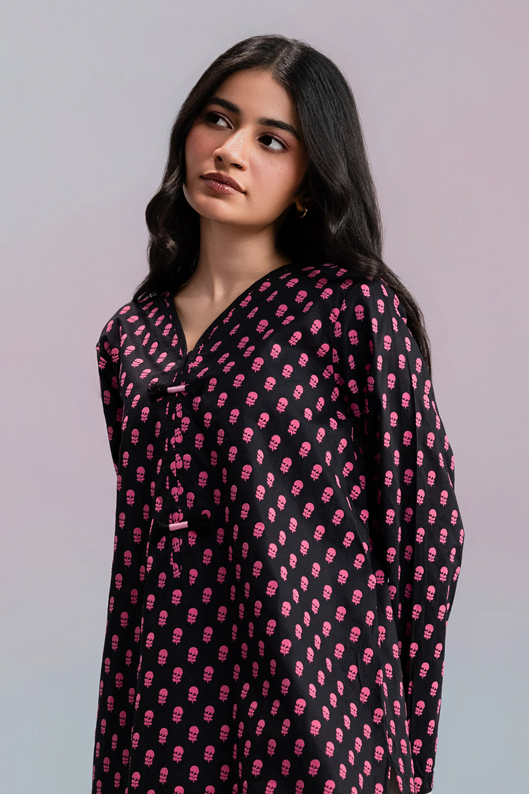 ZELLBURY 01 PC STITCH KURTI / BLACK
