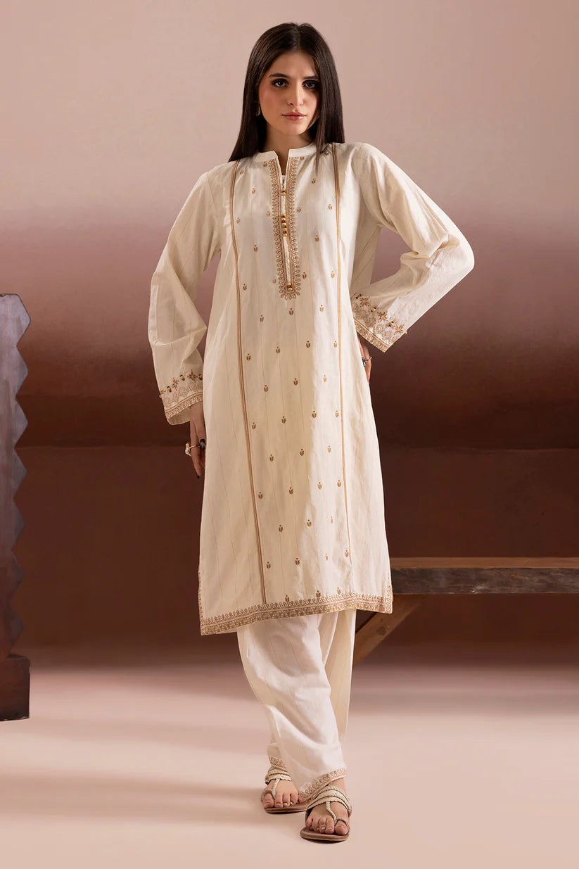 ZELLBURY 02PC STITCH S+T/CREAM-2522539
