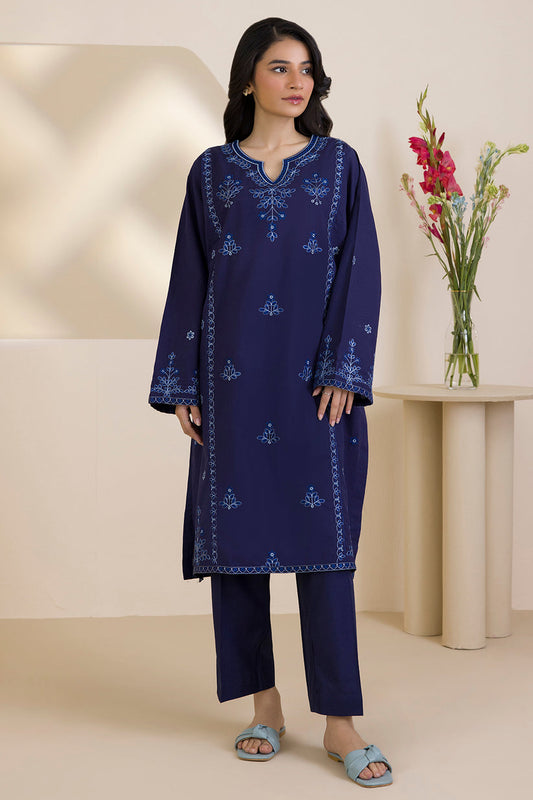 ZELLBURY 02 PC STITCH SUIT / NAVY BLUE -0122685