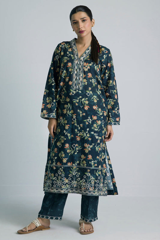 ZELLBURY 02 PC STITCH SUIT / GREEN -0122715