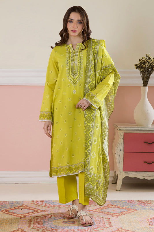 zellbry 03 pc stitch suit / green