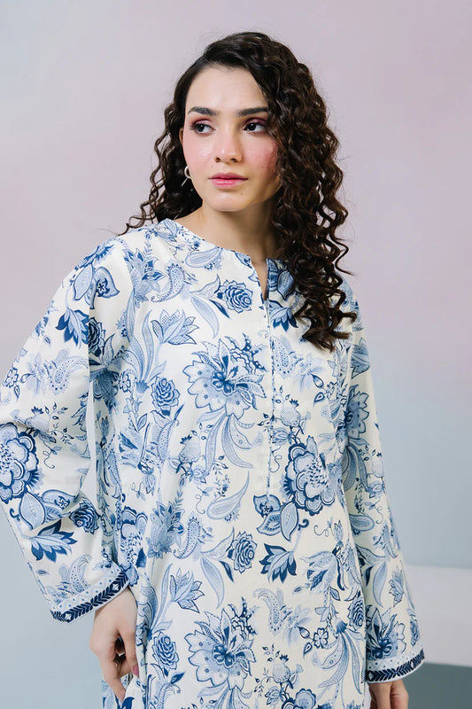 ZELLBURY 01PC STITCH KURTI/OFF WHITE-2612235