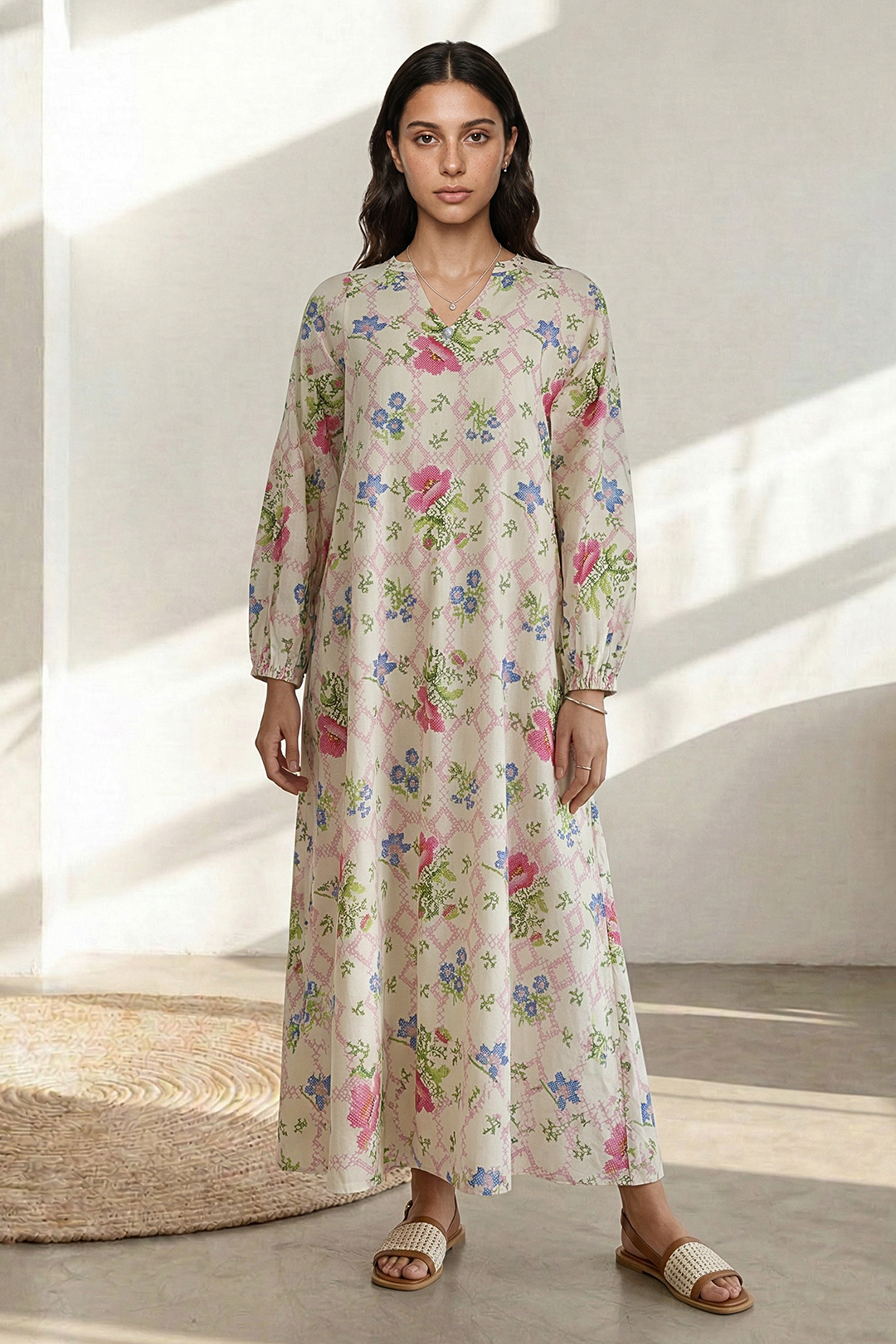 ZELLBURY 01 PC STITCH TUNICS / OFF WHITE-2613071
