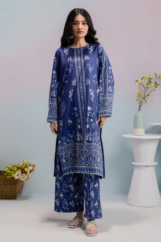 ZELLBURY 02 PC STITCH SHIRT TROUSER / BLUE