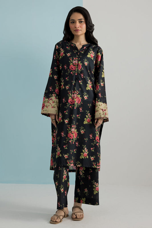 zellbury 02 pc stitch suit / black