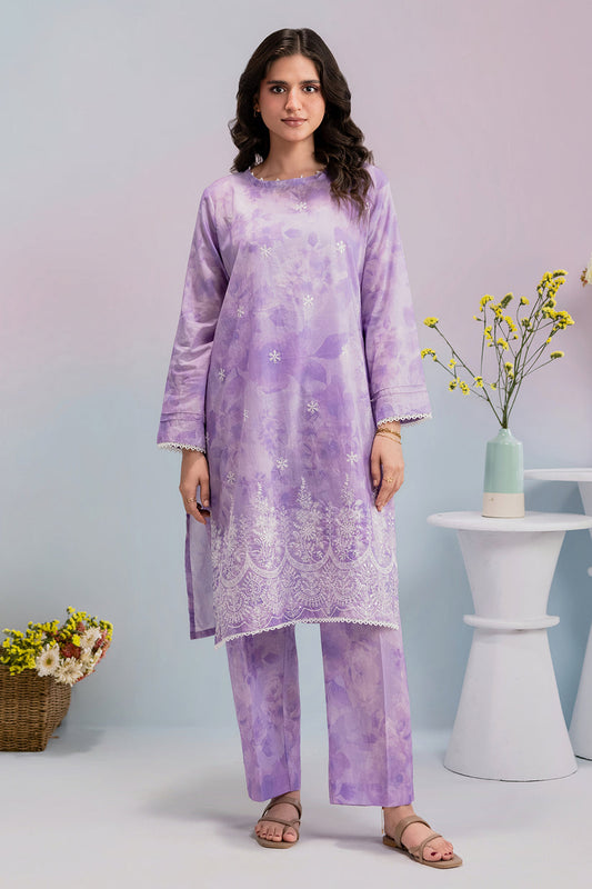 ZELLBURY 02 PC STITCH SHIRT TROUSER / PURPLE 2622093