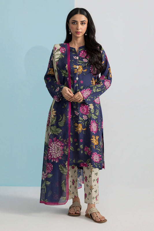 ZELLBURY 03 PC STITCH SUIT / BLUE