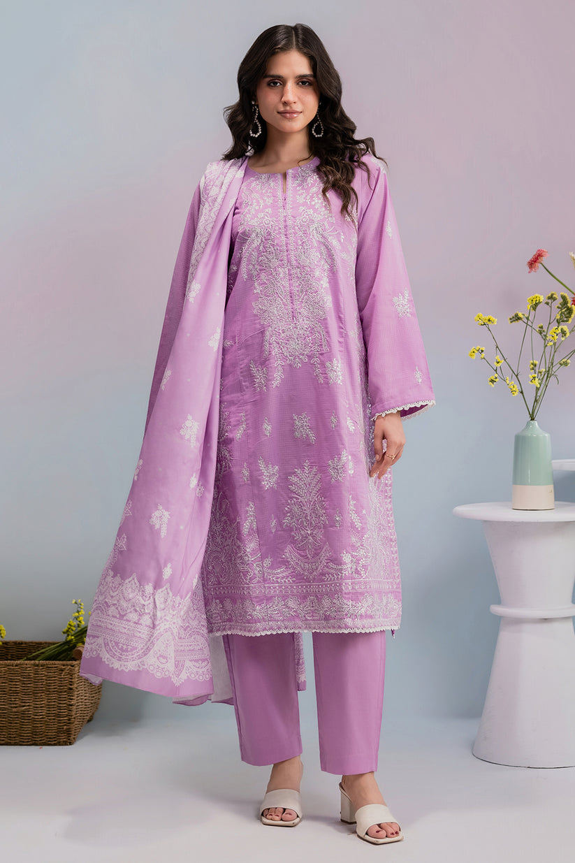 ZELLBURY 02 PC STITCH SHIRT TROUSER / PURPLE