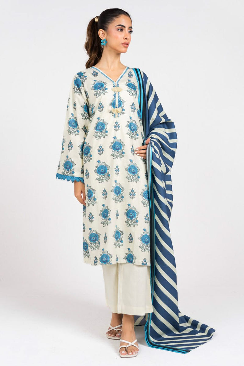 ALKARAM 02 PC STITCH SUIT / LIMON