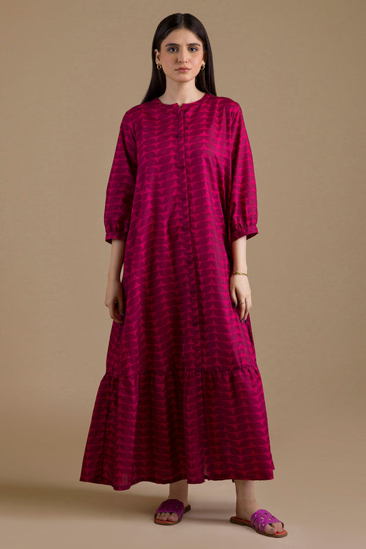ZELLBURY 01 PC STITCH TUNICS / DARK PINK