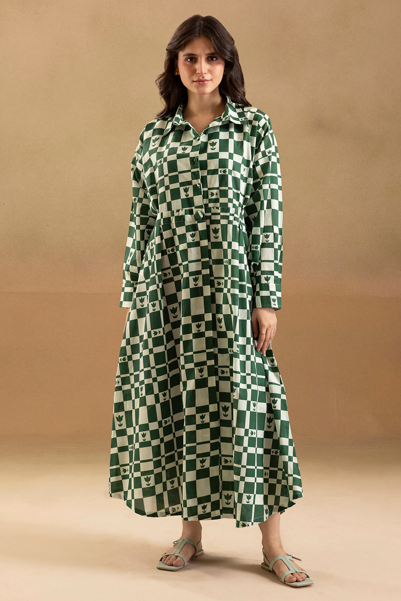 ZELLBURY 01 PC STITCH TUNICS / GREEN