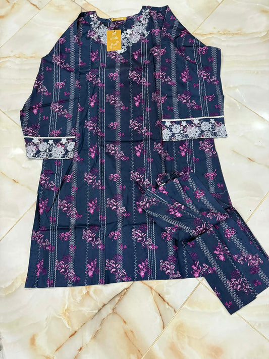 MTJ 02 PC STITCH SUIT / BLUE -3361