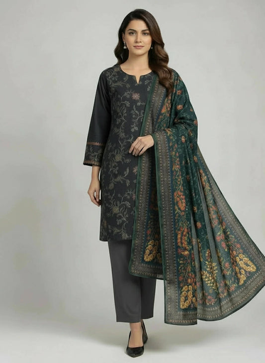 SAYA 03 PC STITCH SUIT / GREEN -221