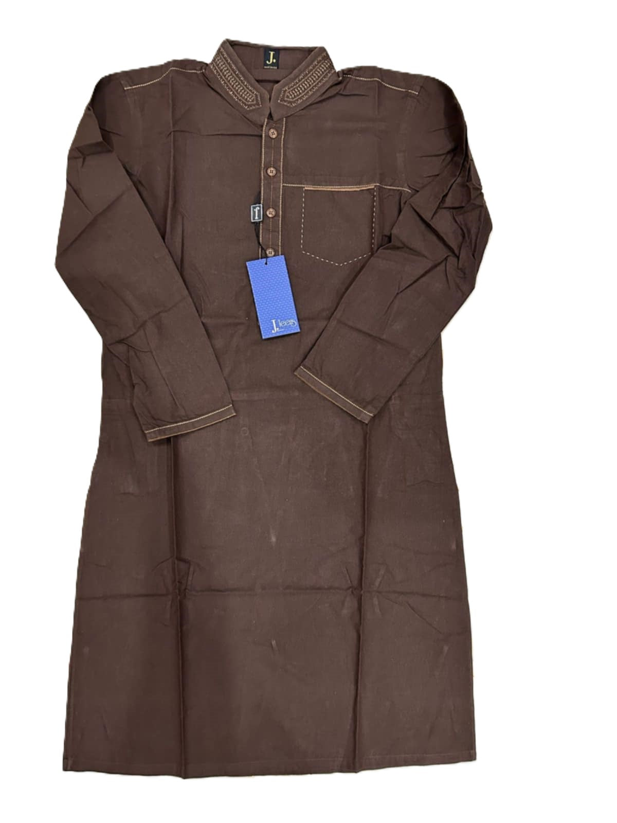 J.KURTA-1PC/TEEN-BROWN