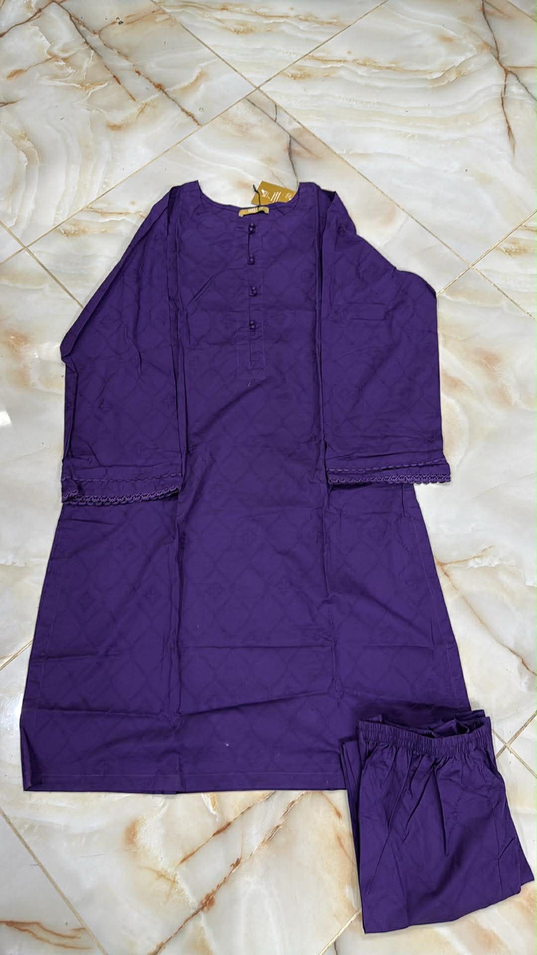 MTJ 02 PC STITCH SUIT / PURPLE