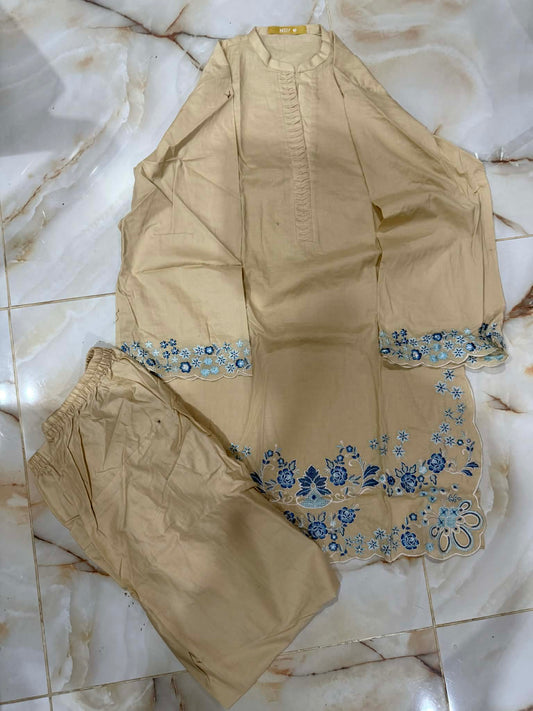 MTJ 02 PC STITCH SUIT / CREAM