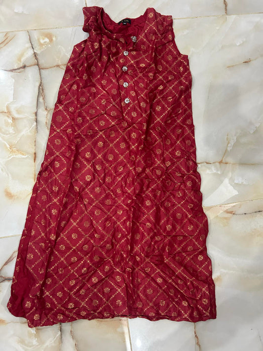 j. teens01 pc stitch kurti / red