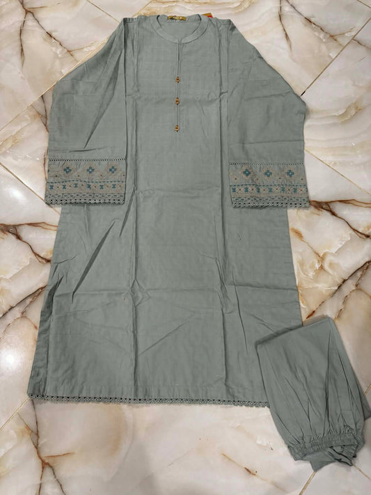 MTJ 02 PC STITCH SUIT / GREY -3056