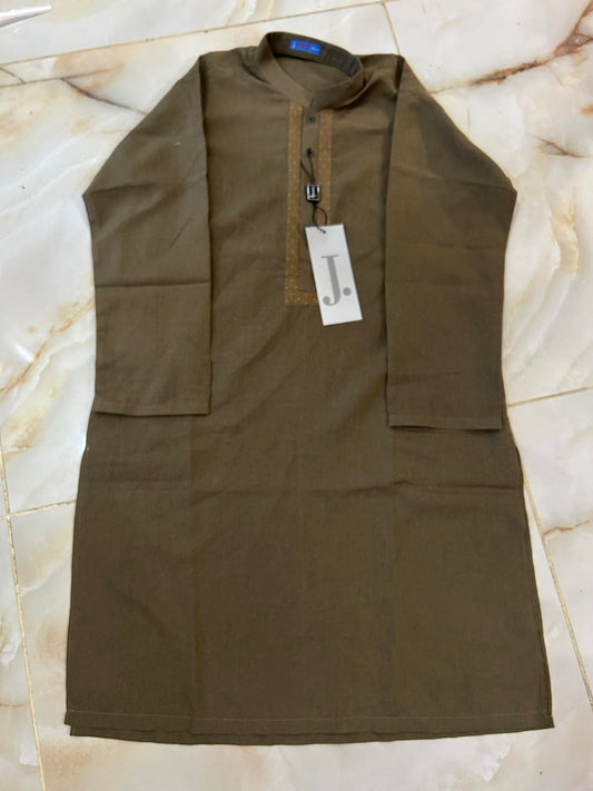 J. KIDS 01 PC STITCH KURTA / MULTI GREEN