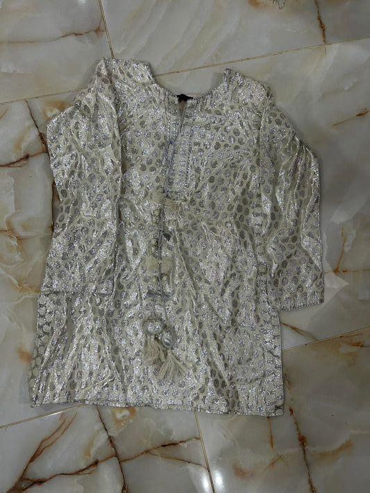 j. teens 01 pc stitch kurti / sliver