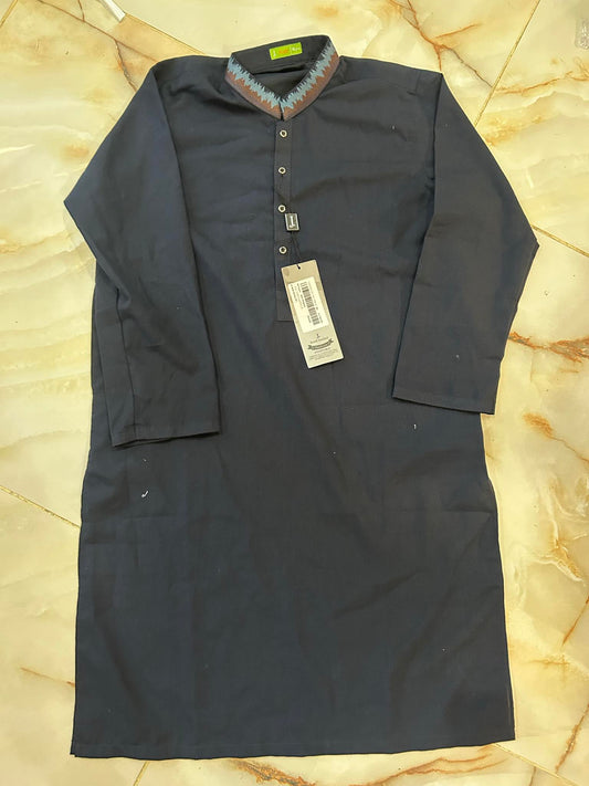 J. 01 PC STITCH KURTA / BLACK
