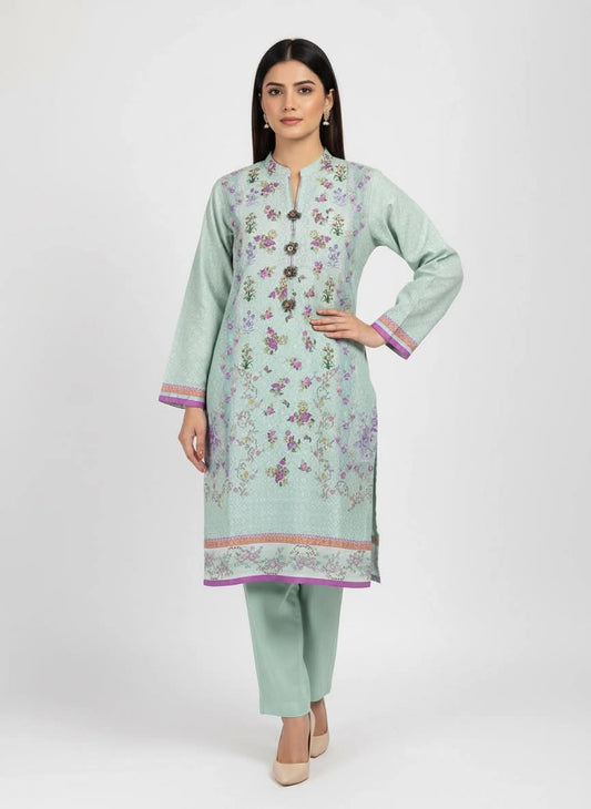 IDEAS 02 PC STITCH SHIRT TROUSER / MINT GREEN