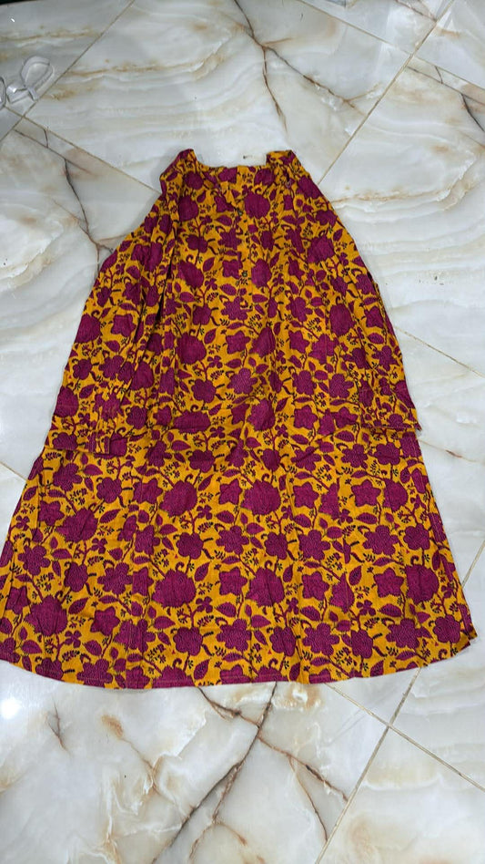 GENERATIOM -01 PC STITCH KURTI / YELLOW