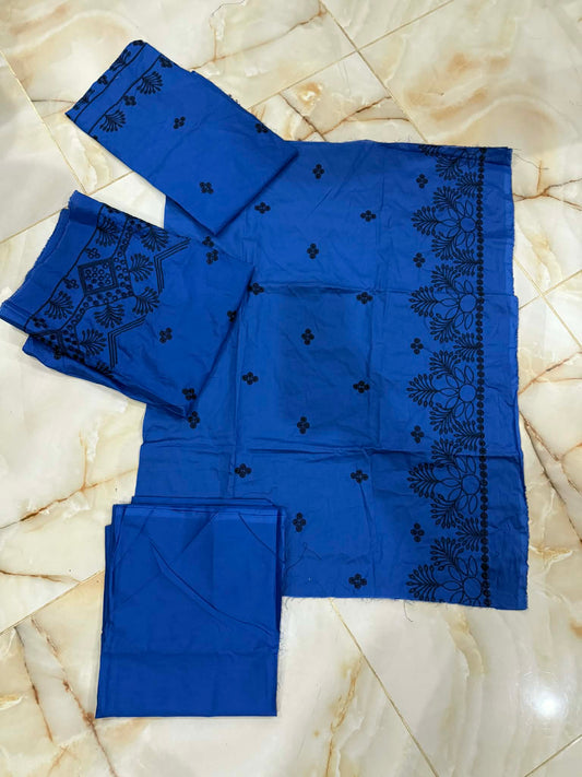 BONANZA 02 PC UNSTITCH SUIT / BLUE