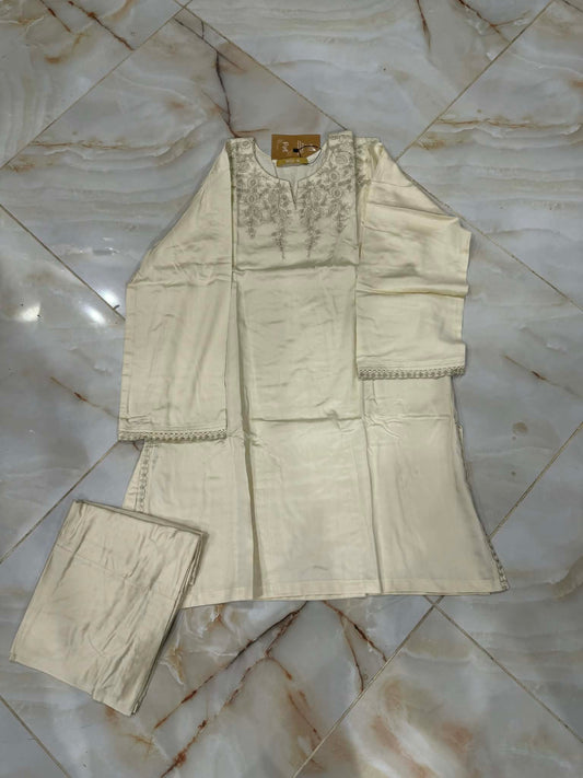 MTJ 02 PC STITCH SUIT / OFF WHITE -