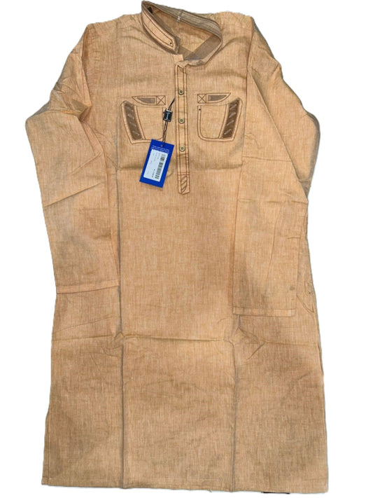 J. KURTA-1PC/TEEN-BEIGE GLORY