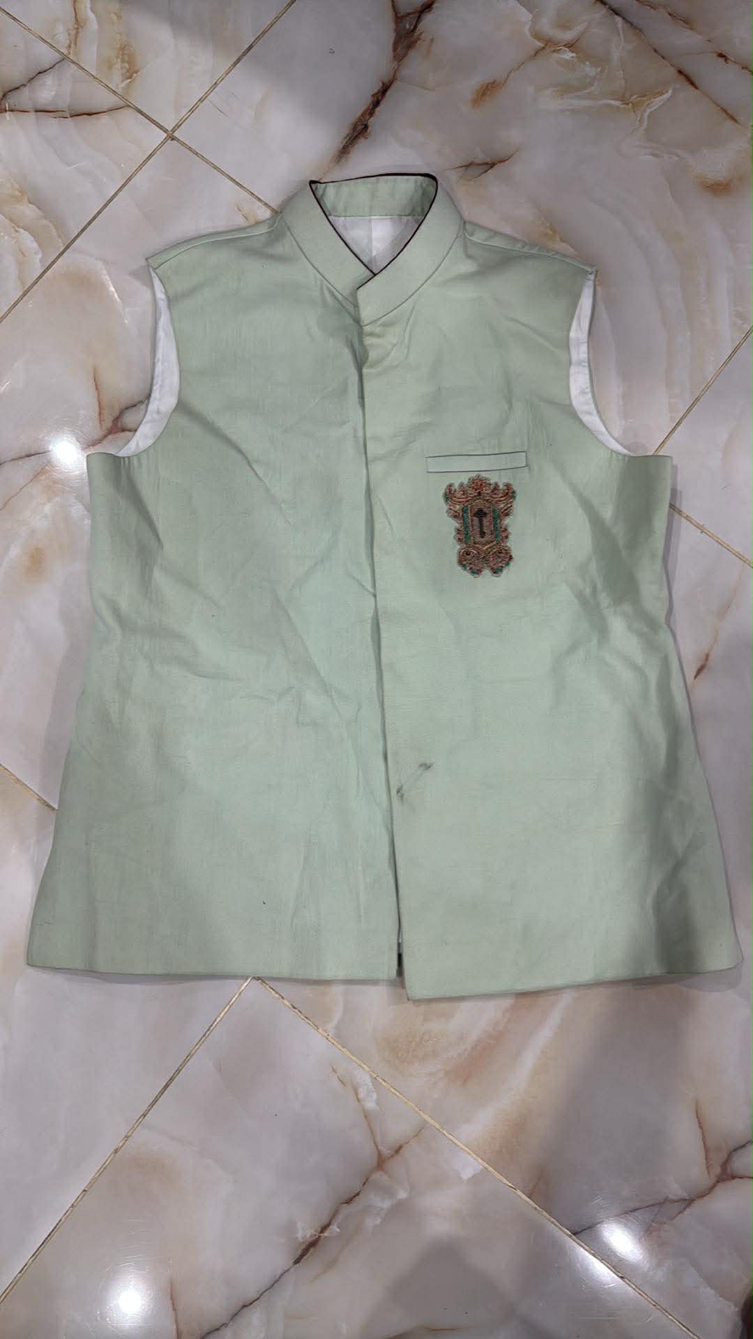 ALMIRA 01 PC STITCH WASTCOAT / GREEN