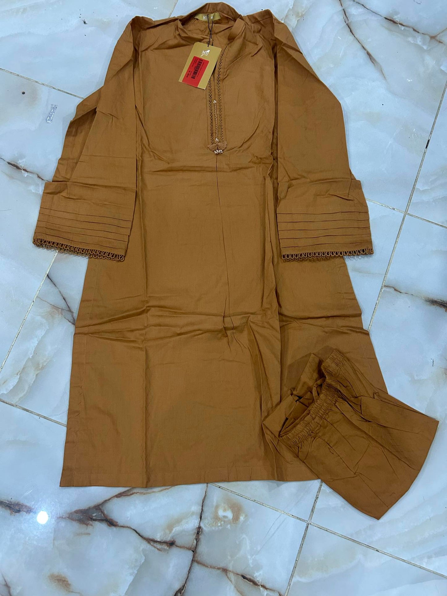 MTJ 02 PC STITCH SUIT/ MUSTARD -3876
