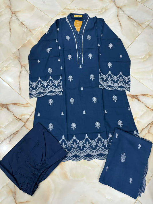 MTJ 03 PC STITCH SUIT / BLUE -3016