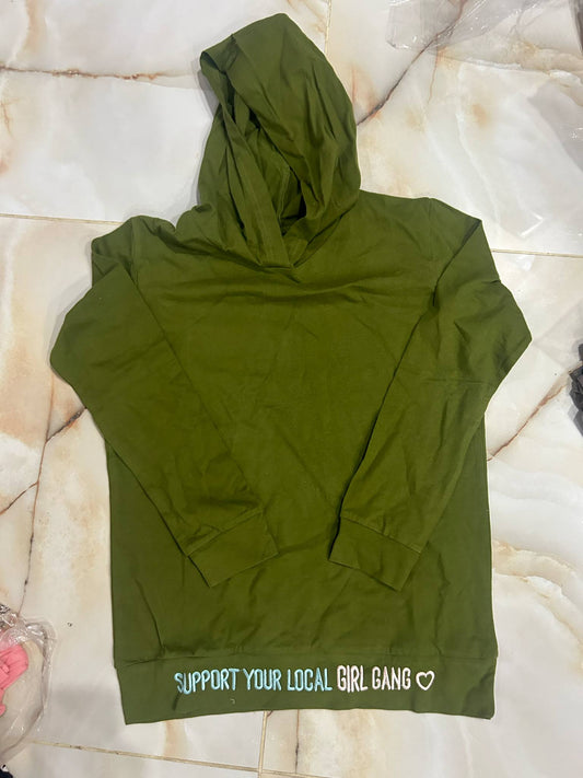 AL KARAM 01 PC HAOOD SHIRT / GREEN